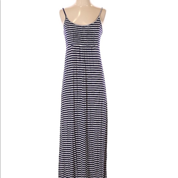 striped tank maxi dress